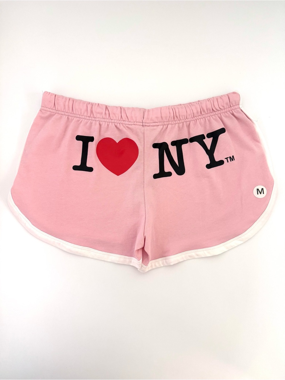 NWT I Heart ❤️ NY Official Licensed Pink Dolphin Lounge Booty Shorts Medium